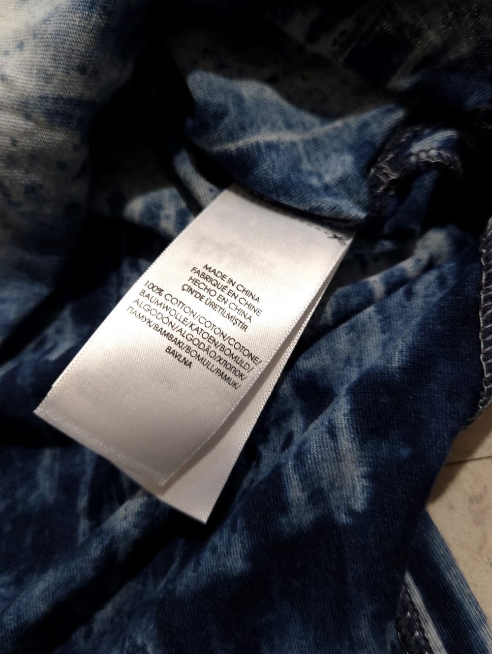 Polo Ralph Lauren | Tie-Dye Blue & White Sleeveless Maxi Dress - Picture 7 of 9
